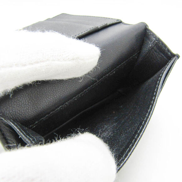 Saint Laurent Leather Card Case Black #137104S22B - Picture 4 of 12